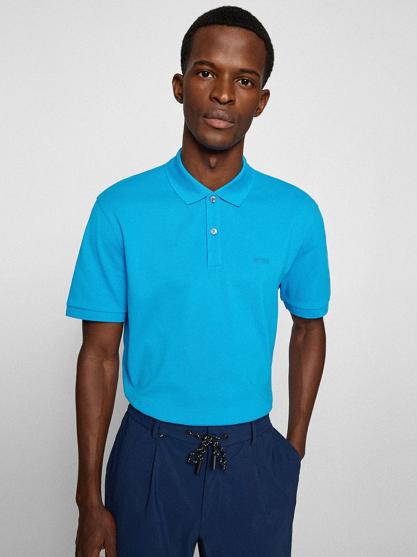 BOSS | Poloshirt Regular Fit PALLAS | blau